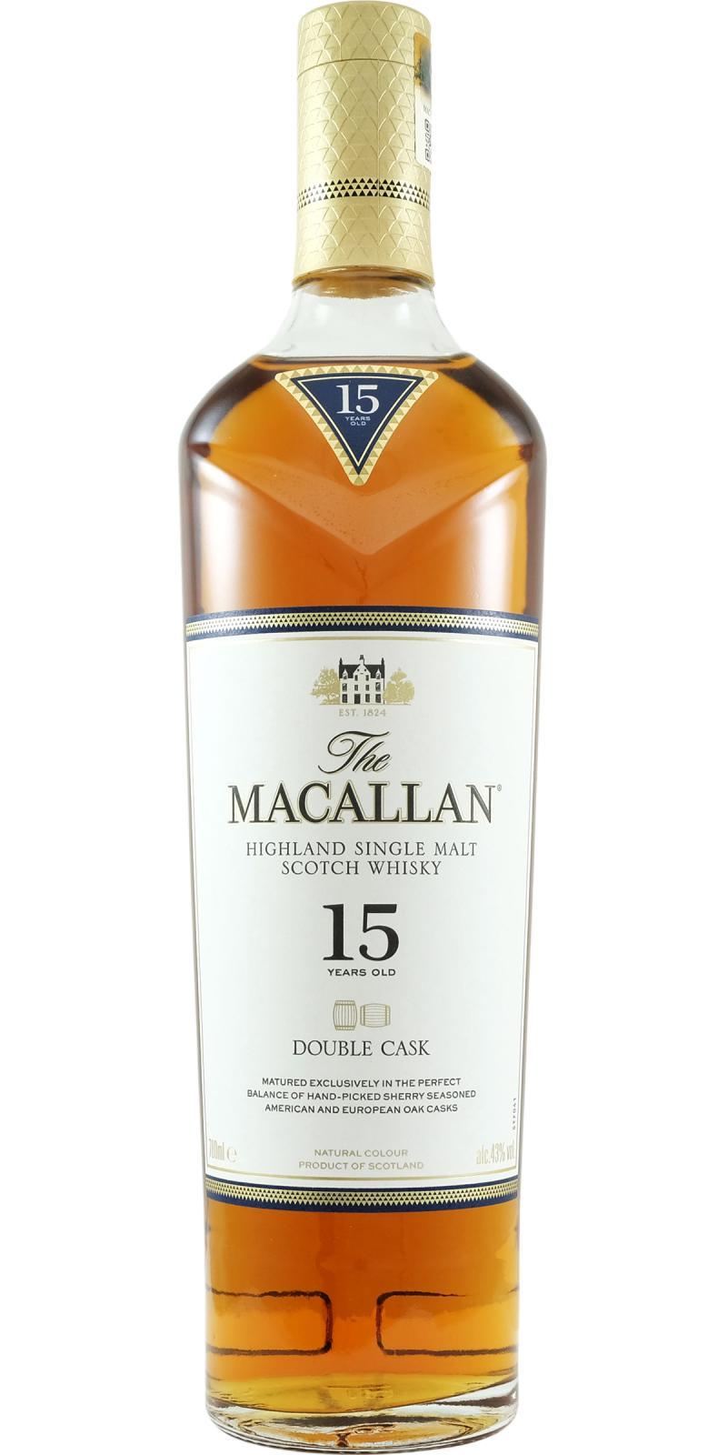 Macallan 15-year-old  Double Cask