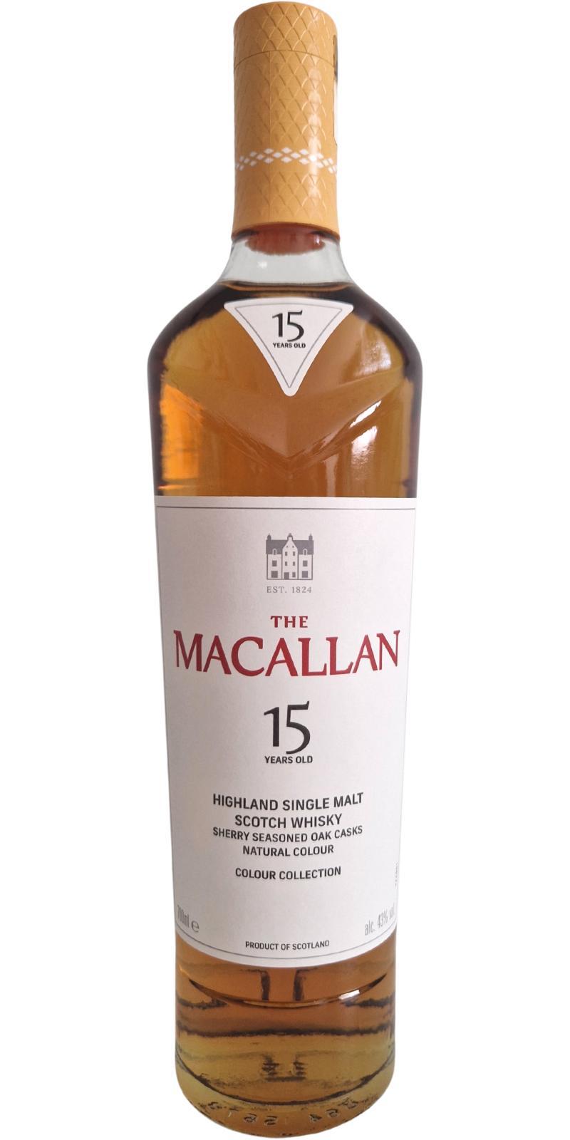 Macallan 15-year-old  The Colour Collection