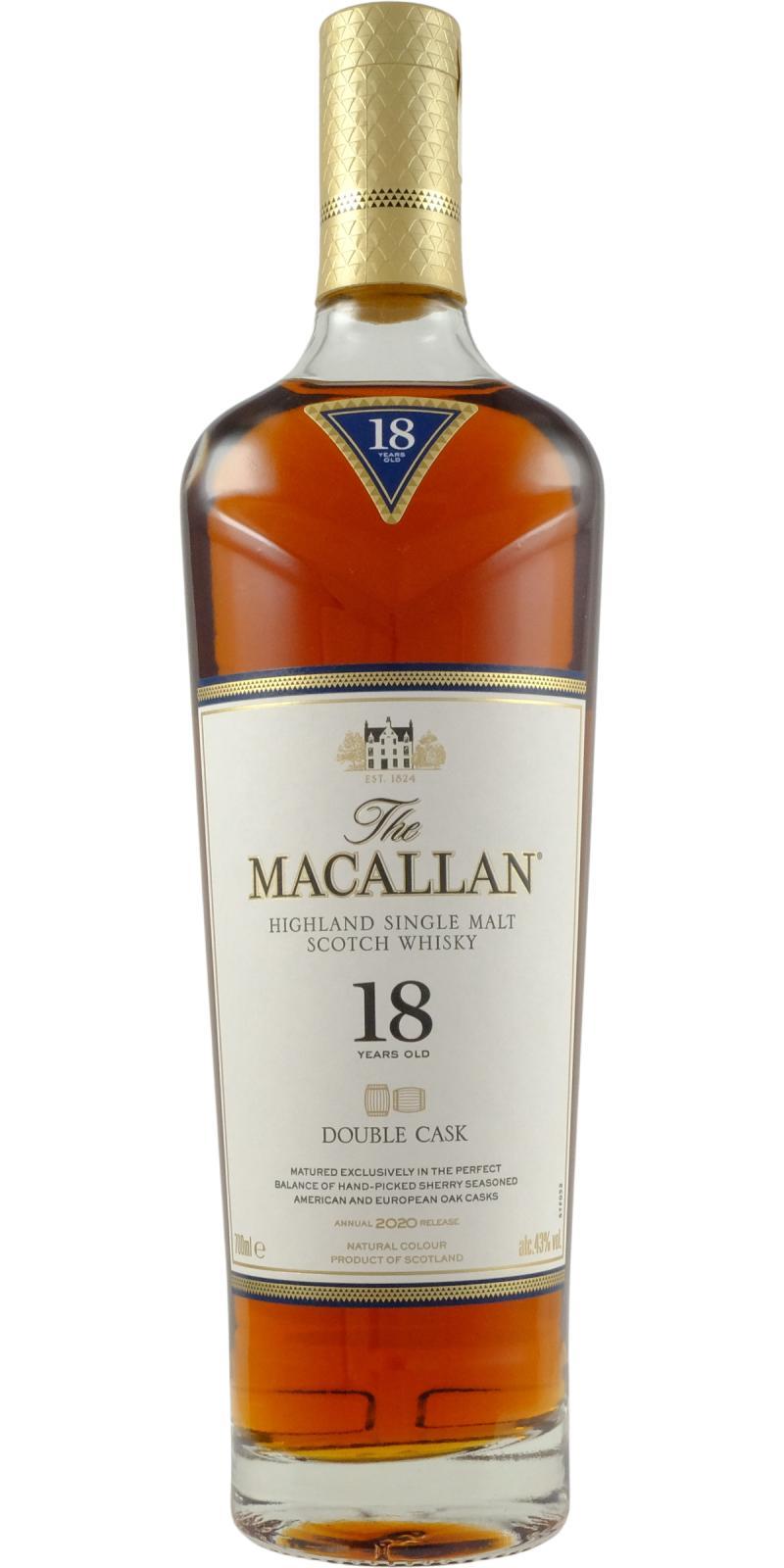 Macallan 18-year-old  Double Cask