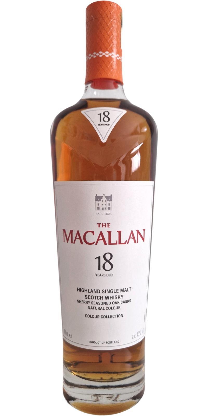 Macallan 18-year-old  The Colour Collection