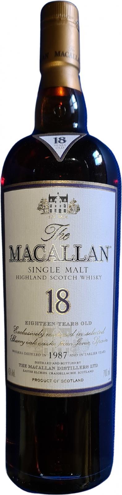 Macallan 18-year-old