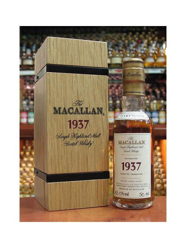 Macallan 1937  Fine & Rare