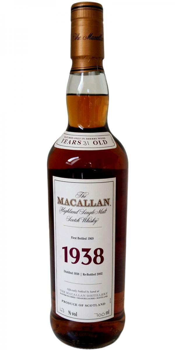 Macallan 1938  Fine & Rare