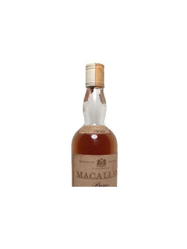 Macallan 1950  80 proof R.Kemp, white screw cap