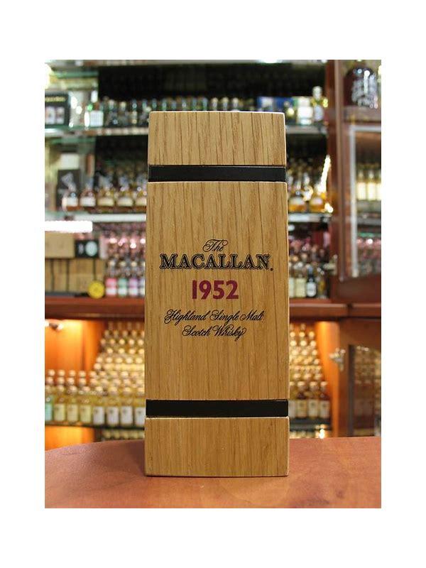 Macallan 1952  Fine & Rare