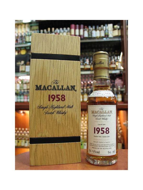 Macallan 1958  Noord's Wijnhandel