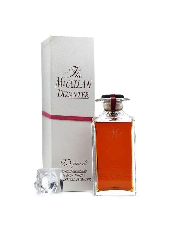 Macallan 1962  18 M 24 - Crystal decanter