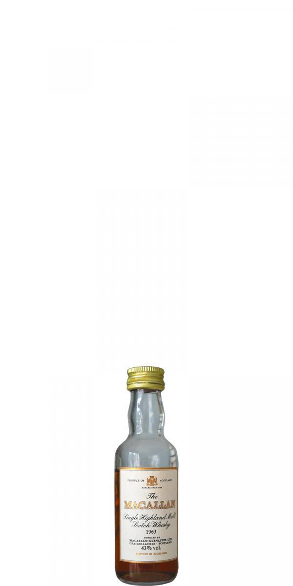 Macallan 1963  Single Highland Malt Scotch Whisky