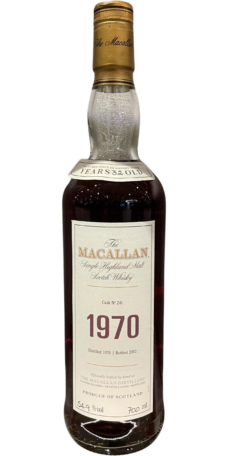 Macallan 1970  Fine & Rare
