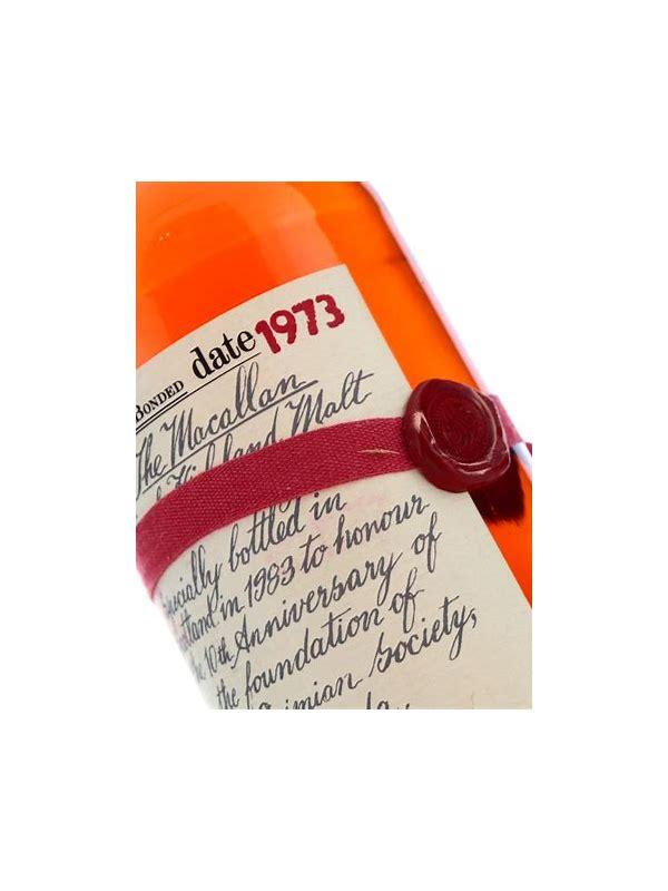 Macallan 1973  10th Anniversary Opimian Society