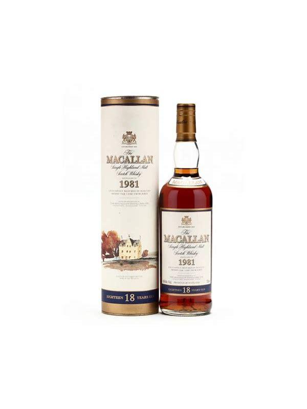 Macallan 1981  Vintage