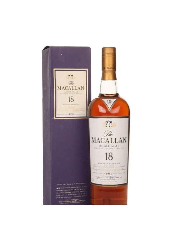 Macallan 1986  Vintage
