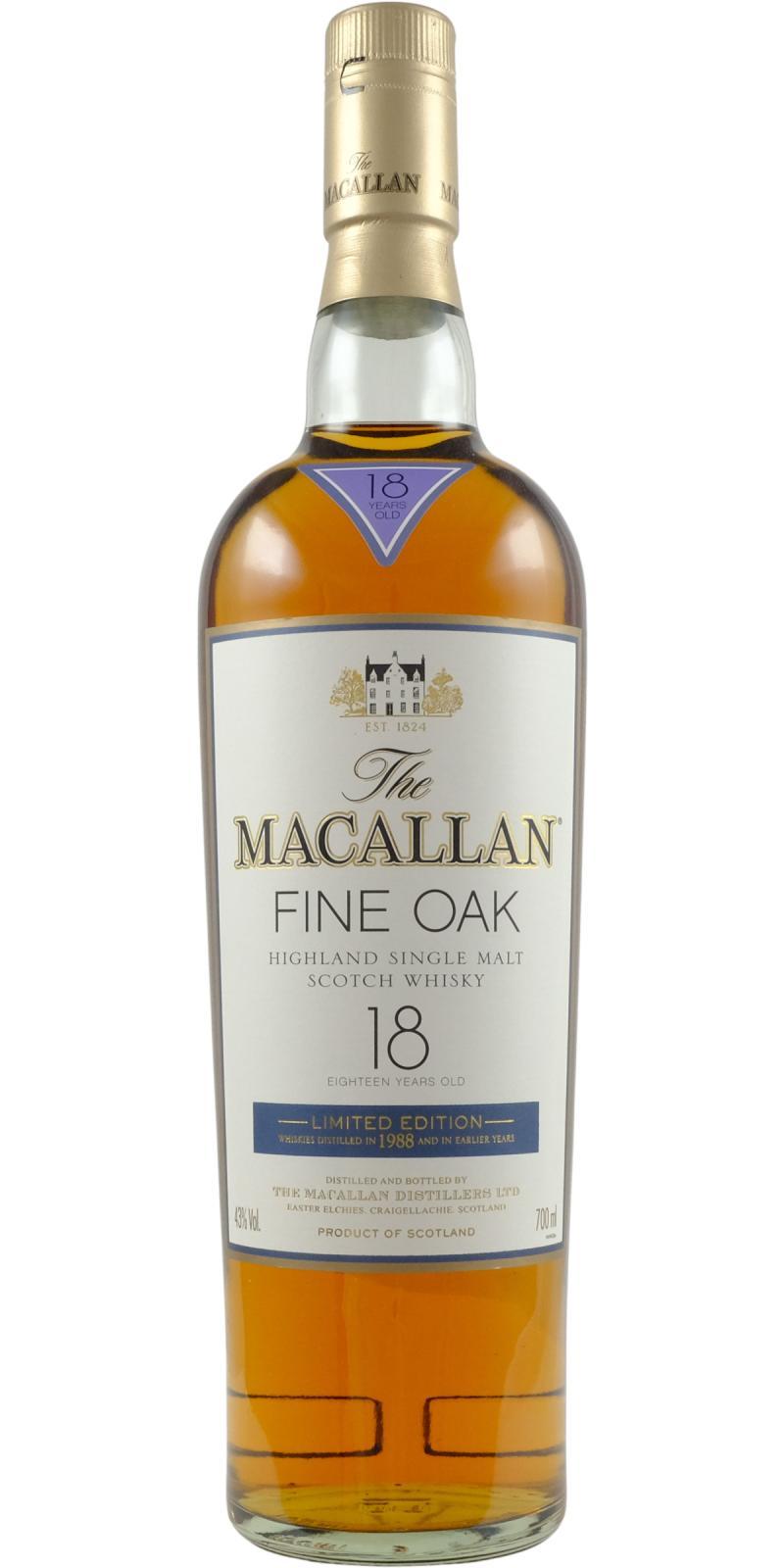 Macallan 1988  Fine Oak
