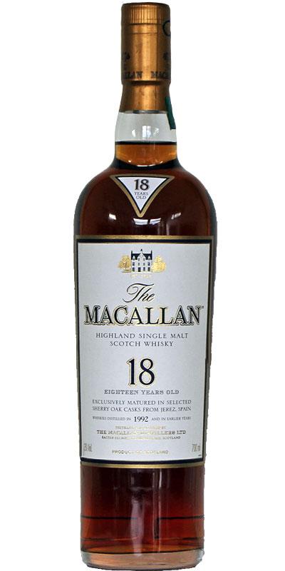 Macallan 1992  Sherry Oak