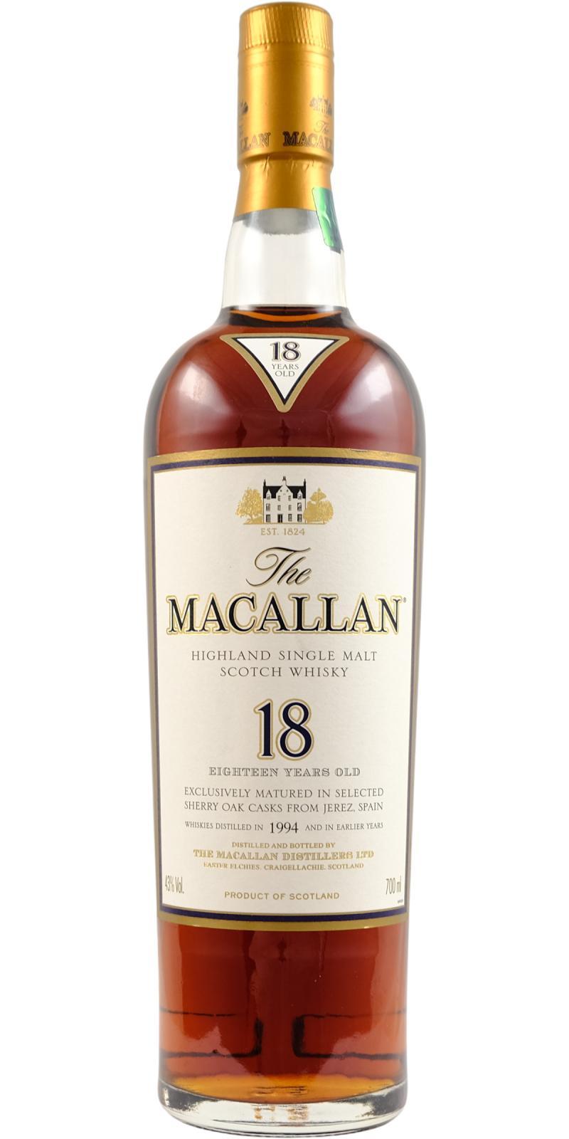 Macallan 1994  Sherry Oak