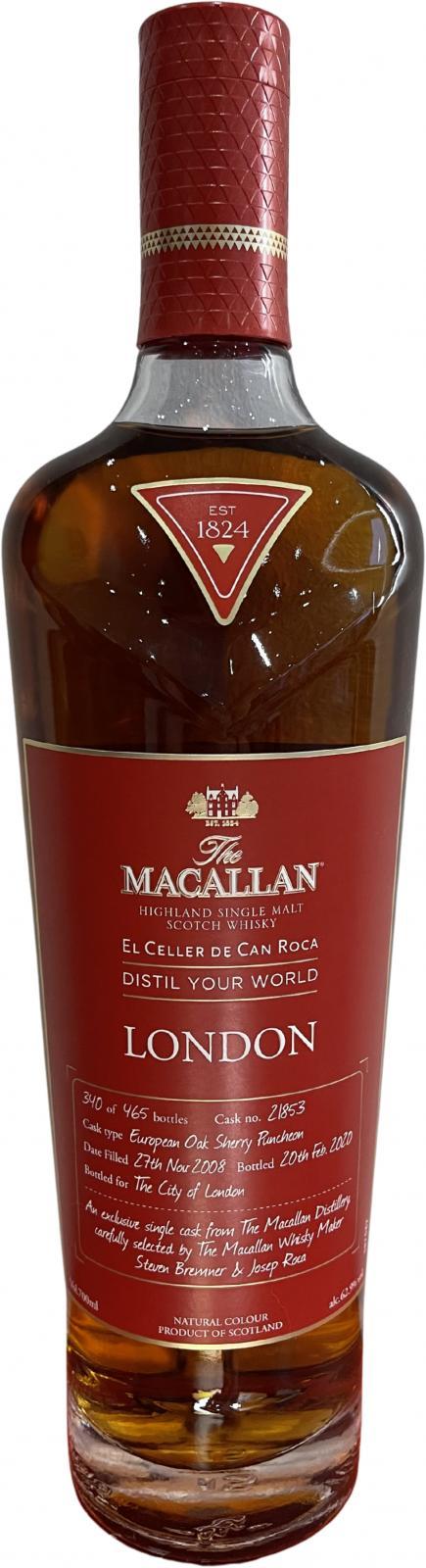 Macallan 2008  Distil Your World - London Edition