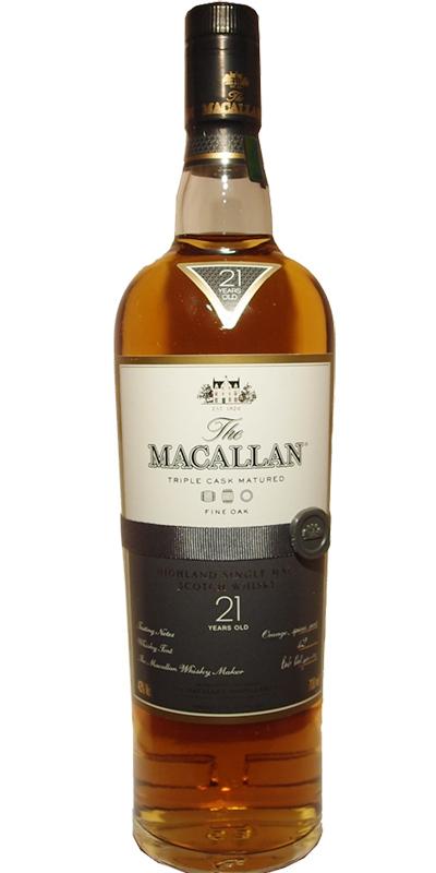 Macallan 21-year-old  Fine Oak - Triple Cask Matured
