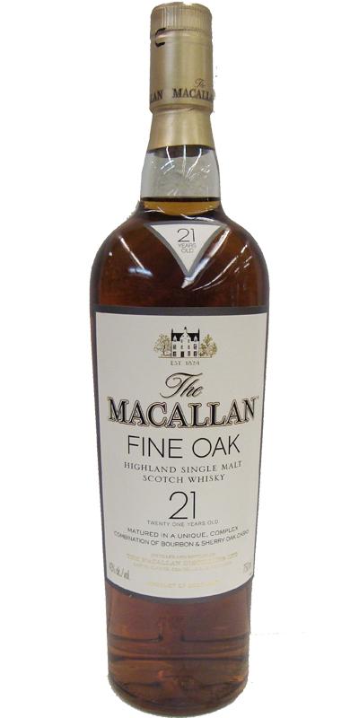 Macallan 21-year-old  Fine Oak