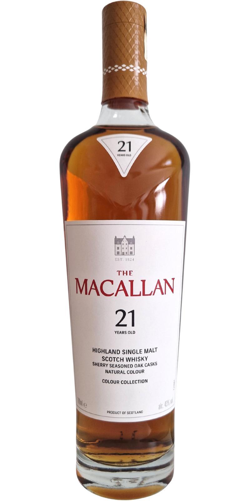 Macallan 21-year-old  The Colour Collection