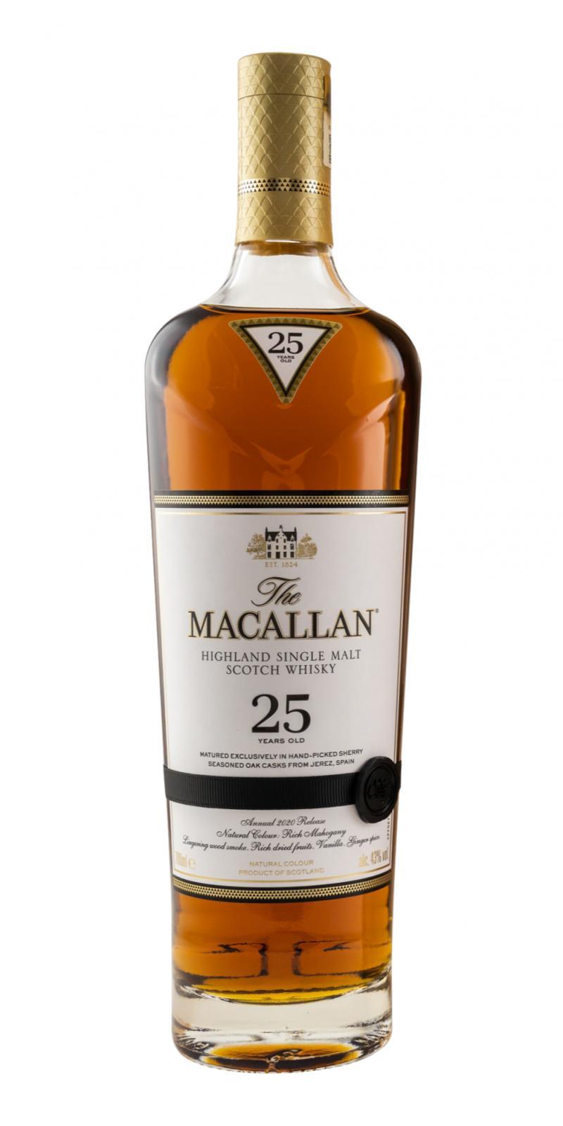 Macallan 25-year-old  Sherry Oak