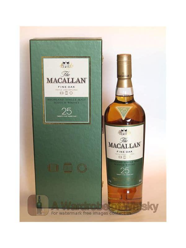 Macallan 25-year-old  Fine Oak