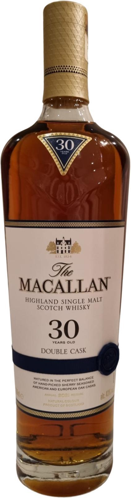 Macallan 30-year-old  Double Cask