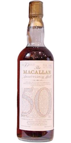 Macallan 50-year-old  The Anniversary Malt
