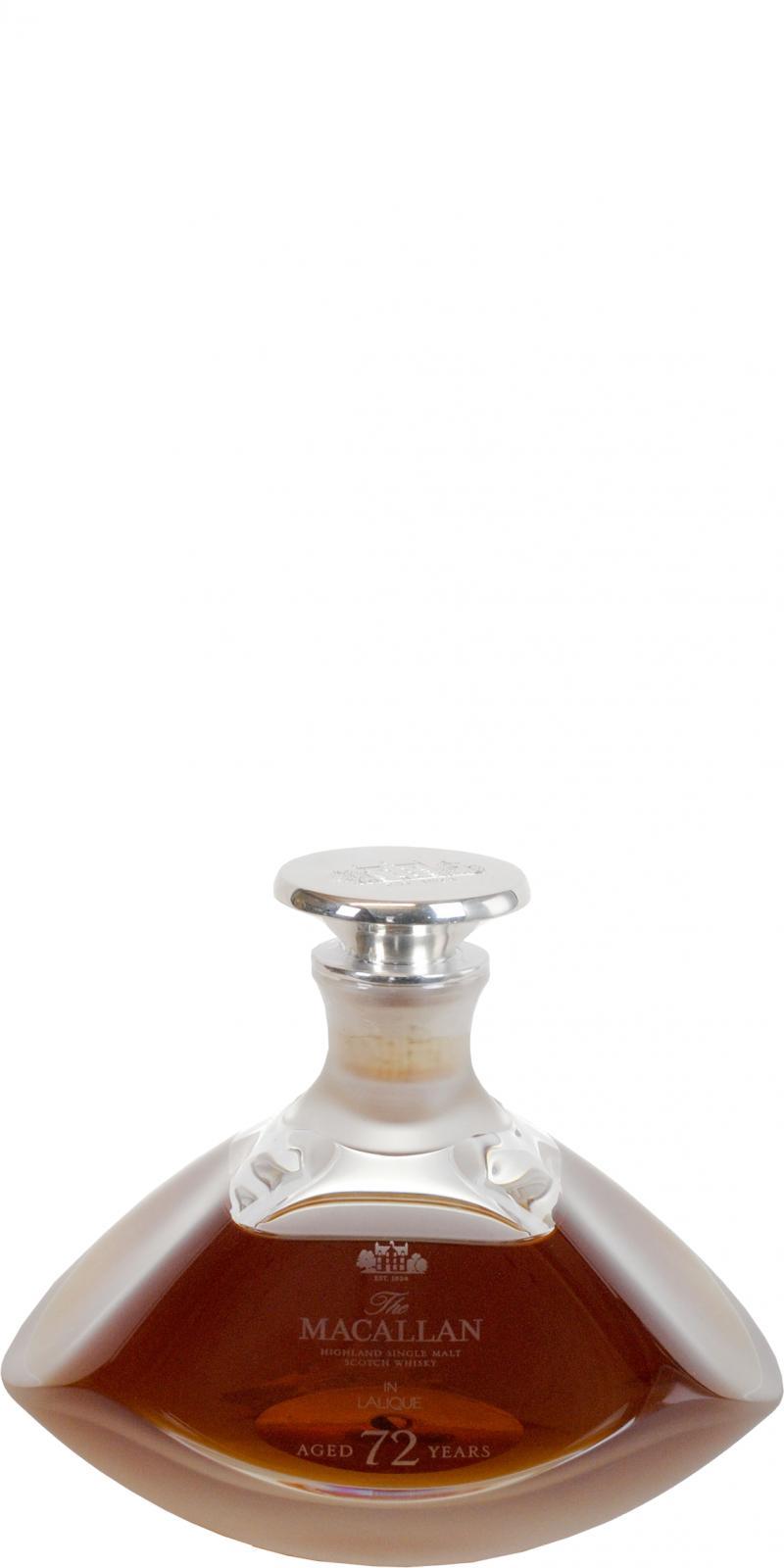 Macallan 72-year-old  Lalique