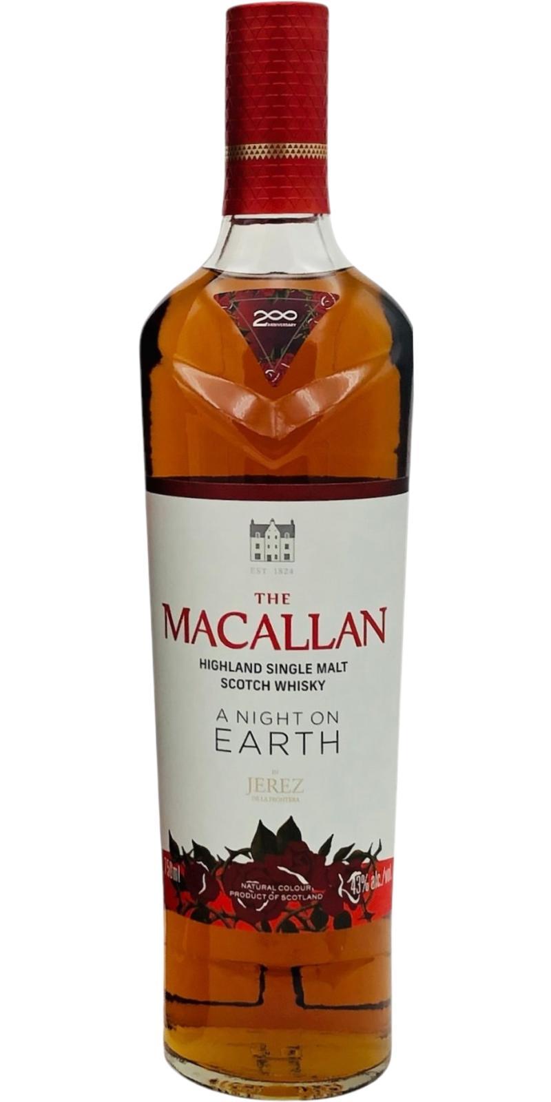 Macallan A Night on Earth in Jerez  Seasonal Release