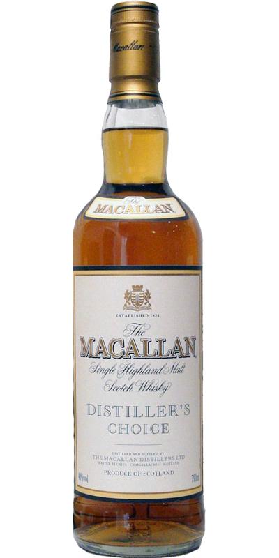 Macallan Distiller's Choice  for Japan