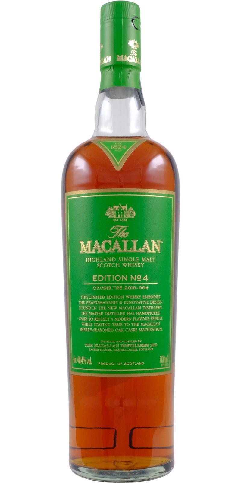 Macallan Edition No. 4  Limited Release
