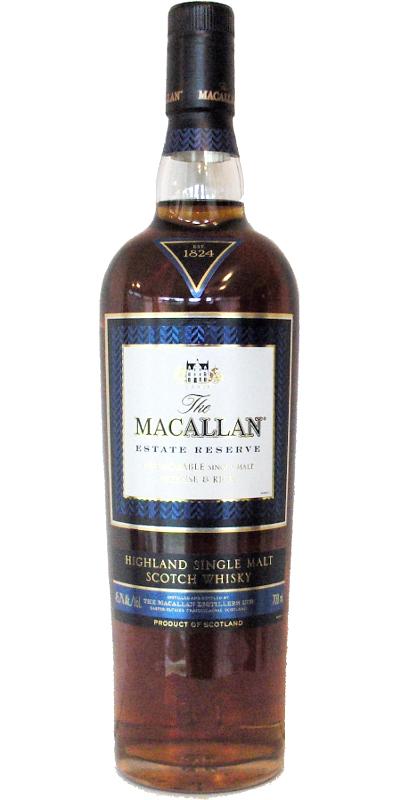 Macallan Estate Reserve  The 1824 Collection