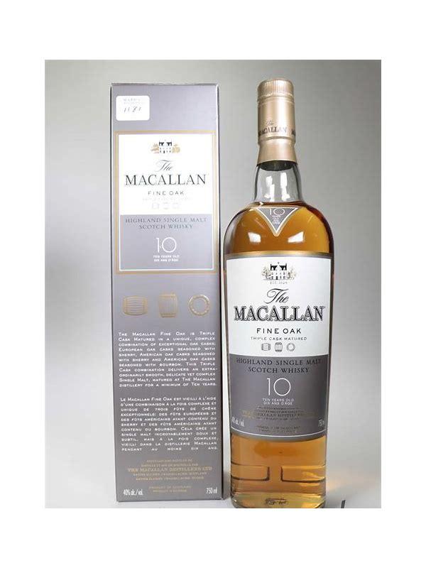 Macallan Highland single malt scotch whisky  Triple Cask Matured - Fine Oak