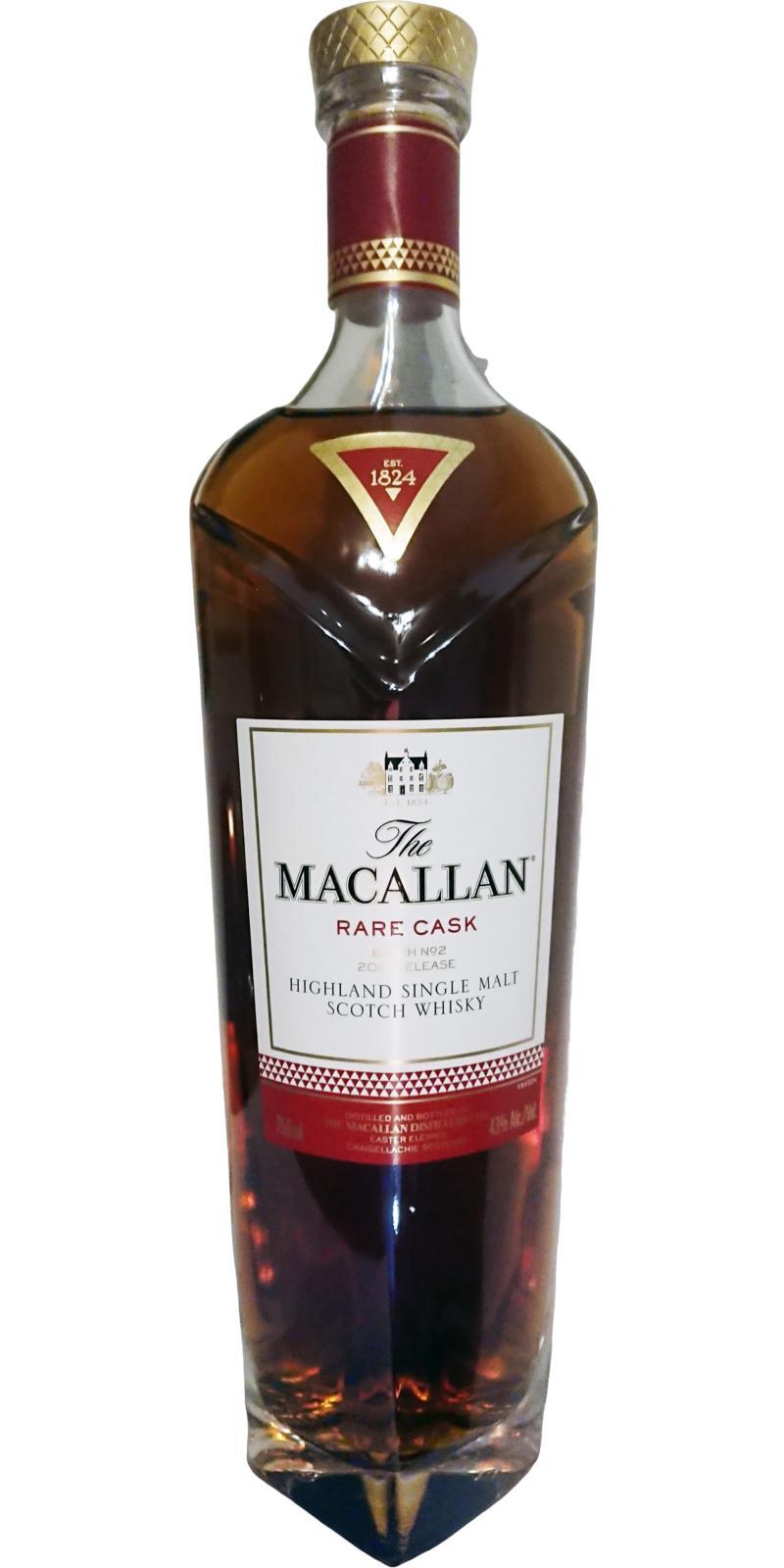 Macallan Rare Cask  Batch No. 2 - 2017 Release