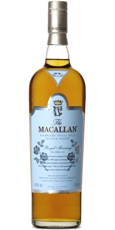 Macallan Royal Marriage  HRH Prince William to Catherine Middleton