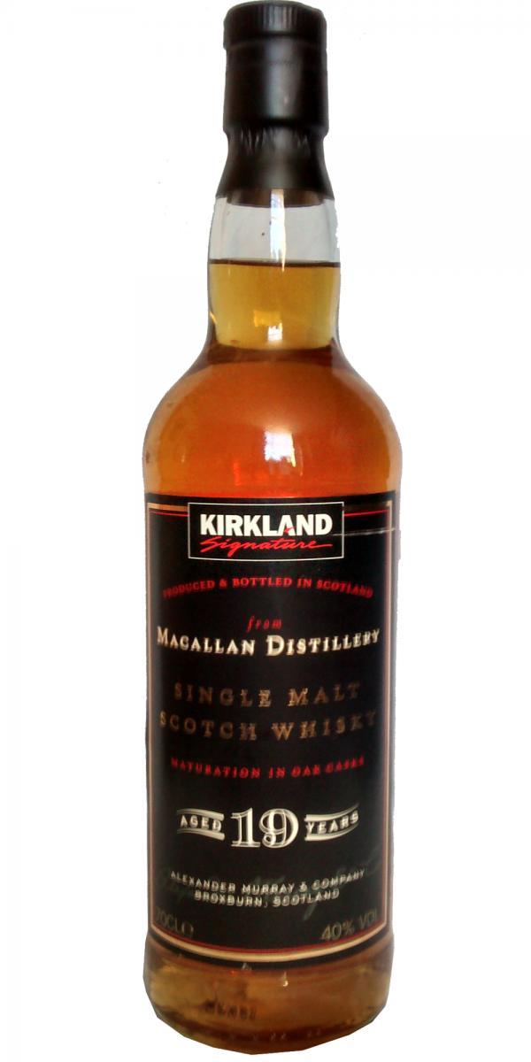 Macallan 19-year-old AMC  Kirkland Signature