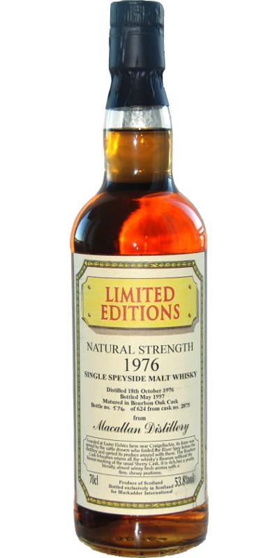 Macallan 1976 BA  Limited Editions - Natural Strength