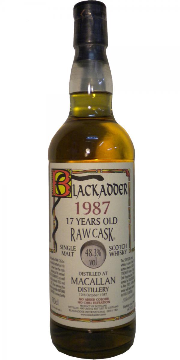 Macallan 1987 BA  Raw Cask