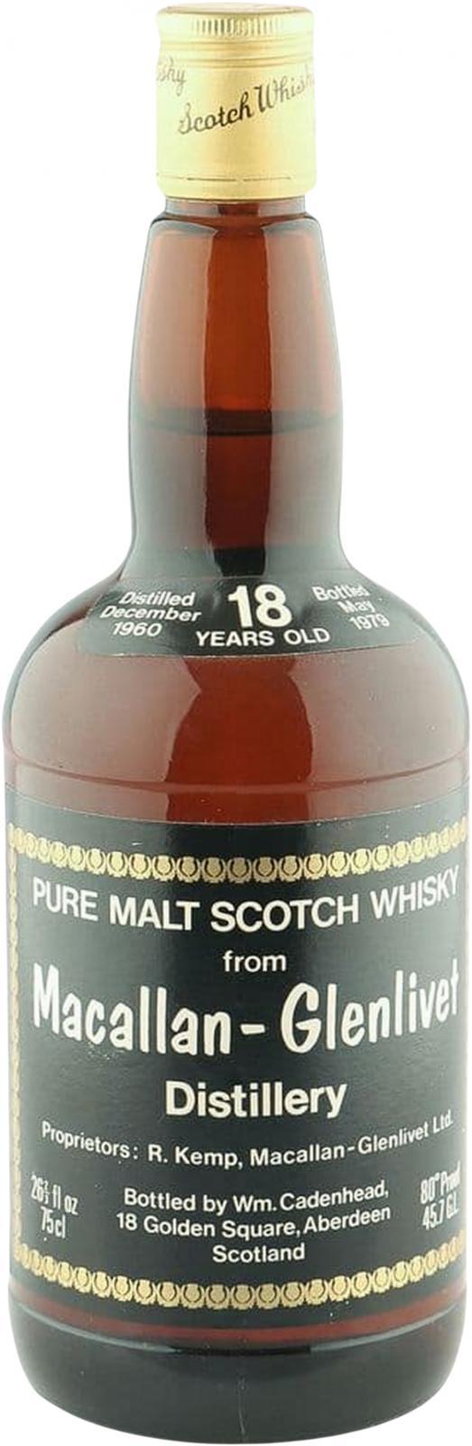 Macallan 1960 CA  Dumpy Bottle