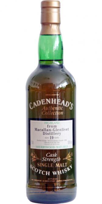 Macallan 1976 CA  Authentic Collection