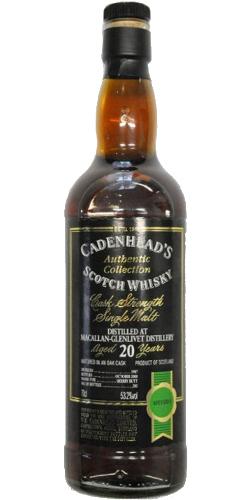 Macallan 1987 CA  Authentic Collection