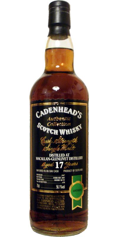 Macallan 1987 CA  Authentic Collection