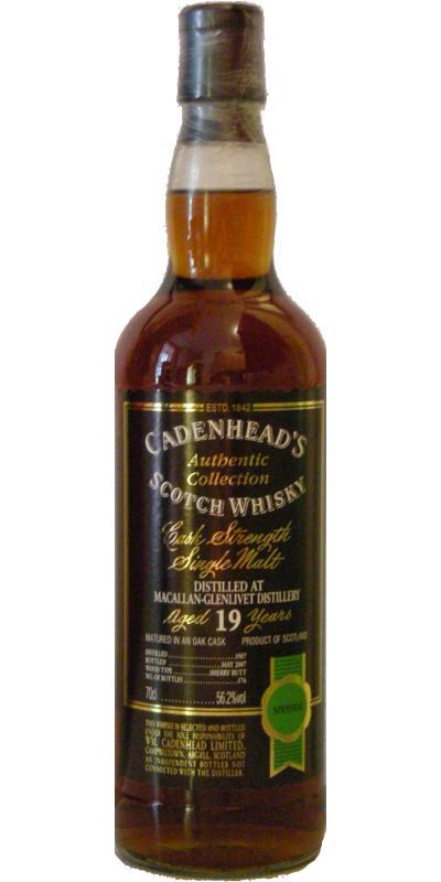 Macallan 1987 CA  Authentic Collection