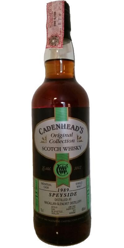 Macallan 1989 CA  Original Collection