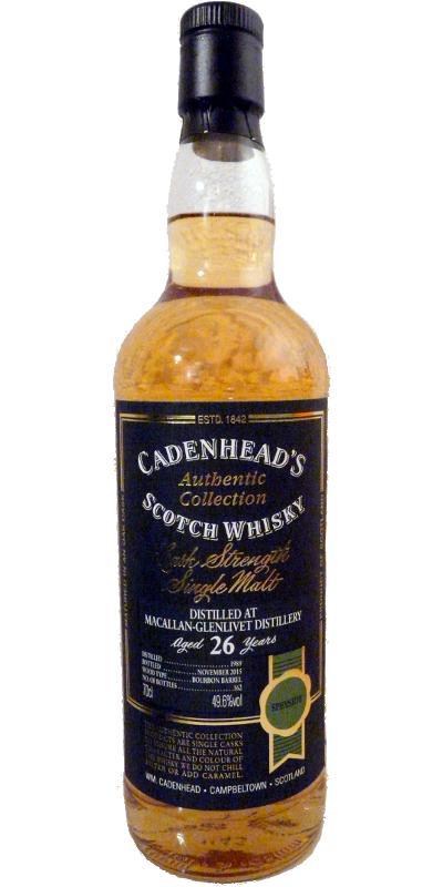 Macallan 1989 CA  Authentic Collection