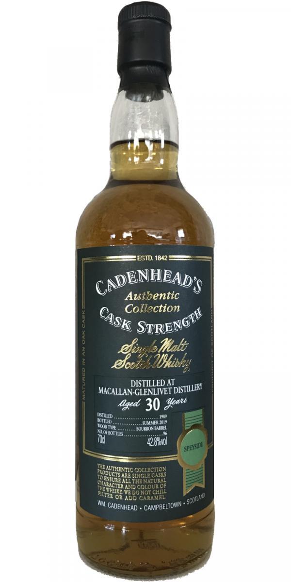 Macallan 1989 CA  Authentic Collection