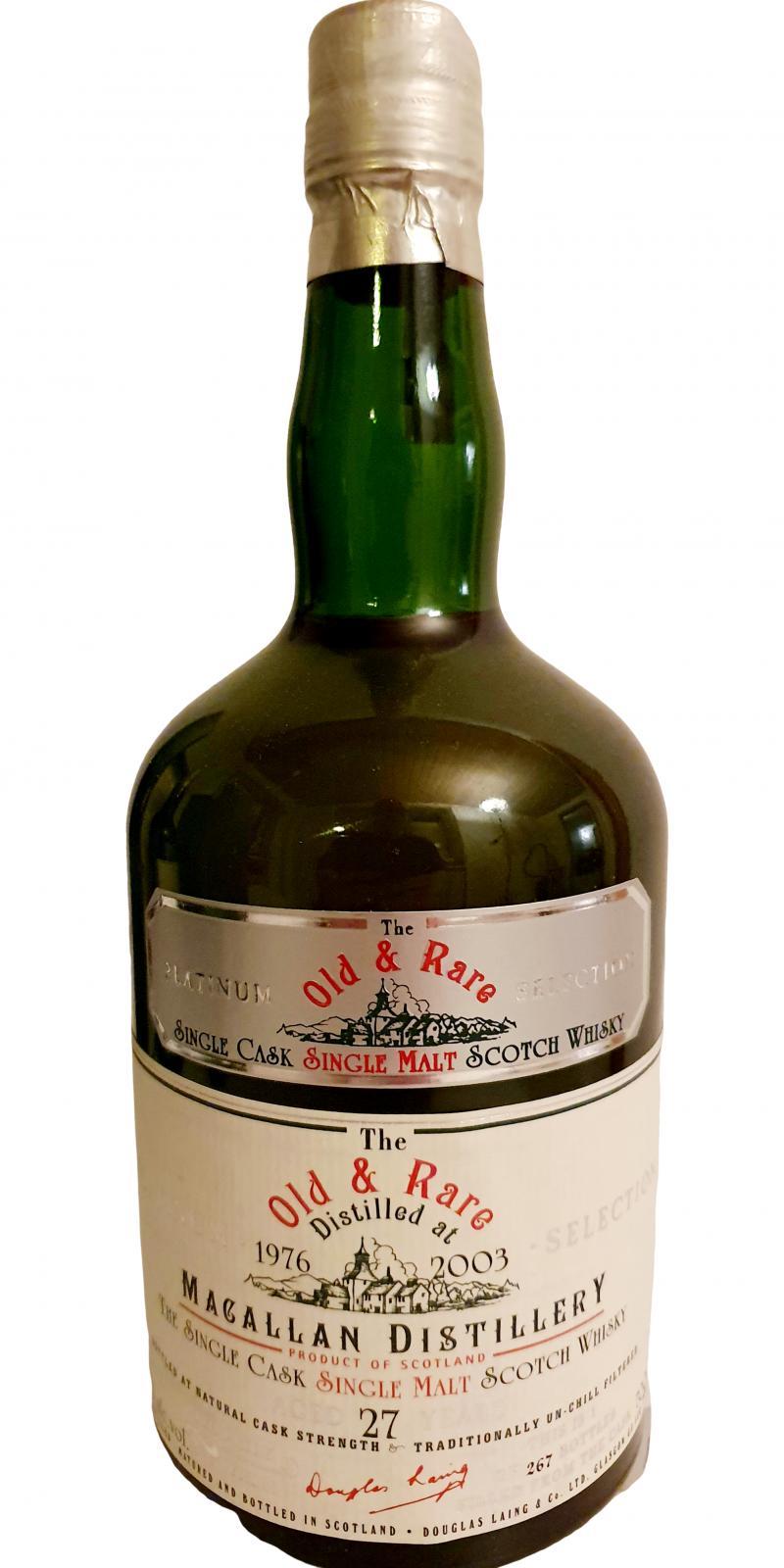 Macallan 1976 DL  Old & Rare - The Platinum Selection
