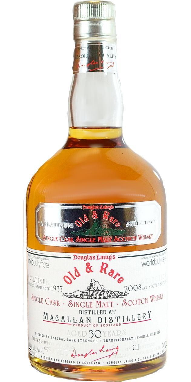 Macallan 1977 DL  Old & Rare - The Platinum Selection