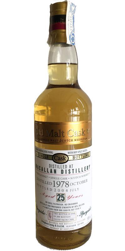 Macallan 1978 DL  The Old Malt Cask