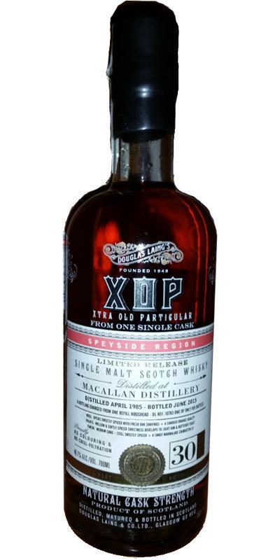 Macallan 1985 DL  XOP